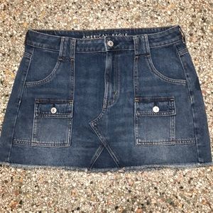 American Eagle Outfitters Denim Mini Skirt - Blue